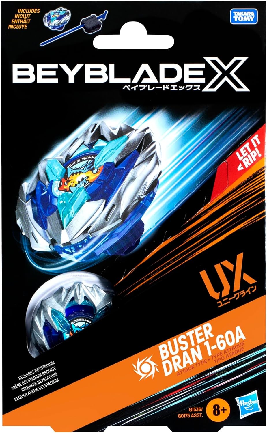 beyblade-x-buster-dran-1-60a BAYBLADE X BUSTER DRAN 1-60A - immagine 1