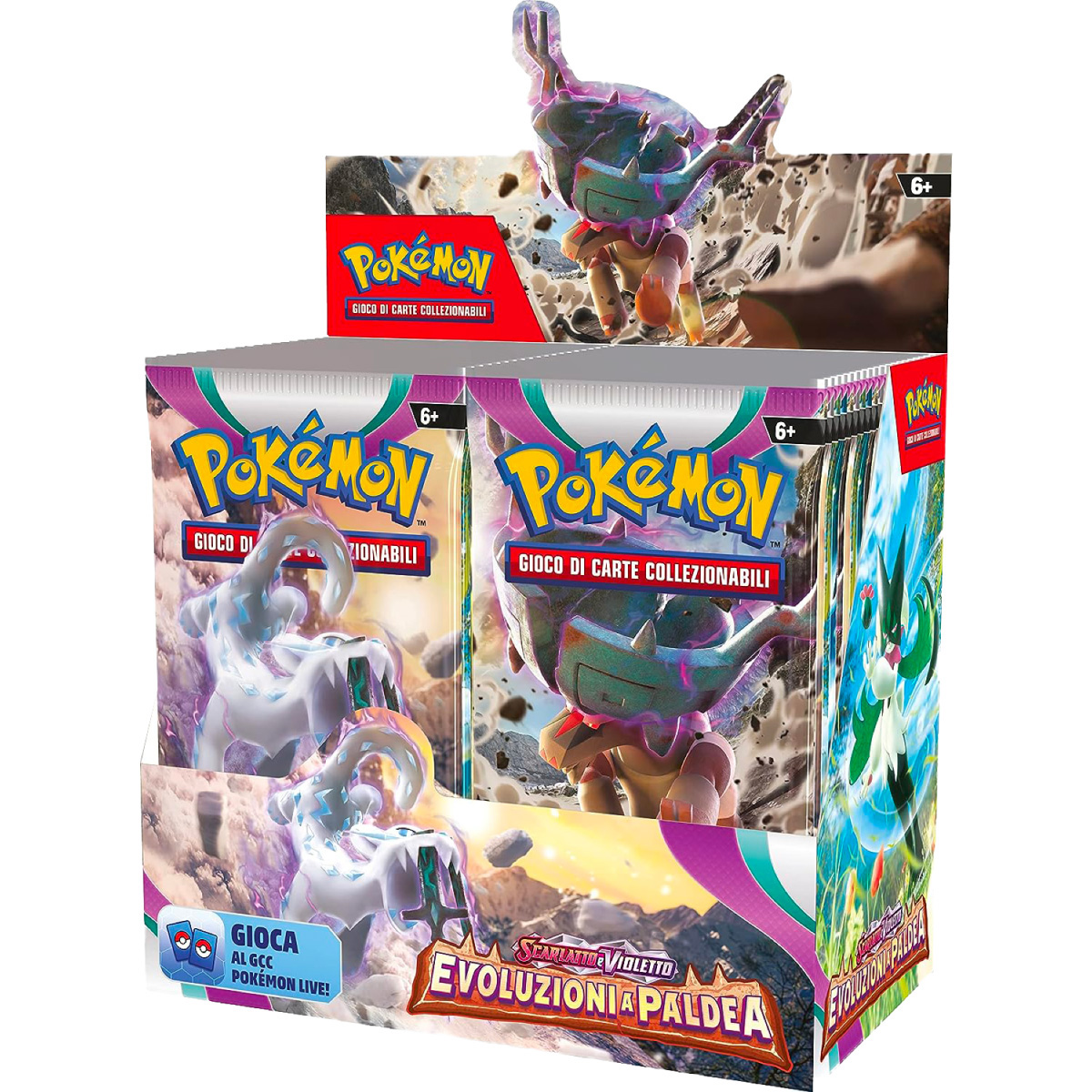box 36 evoluzioni a paldea BOX DA 36 POKEMON EVOLUZIONI A PALDEA ITA - immagine 1