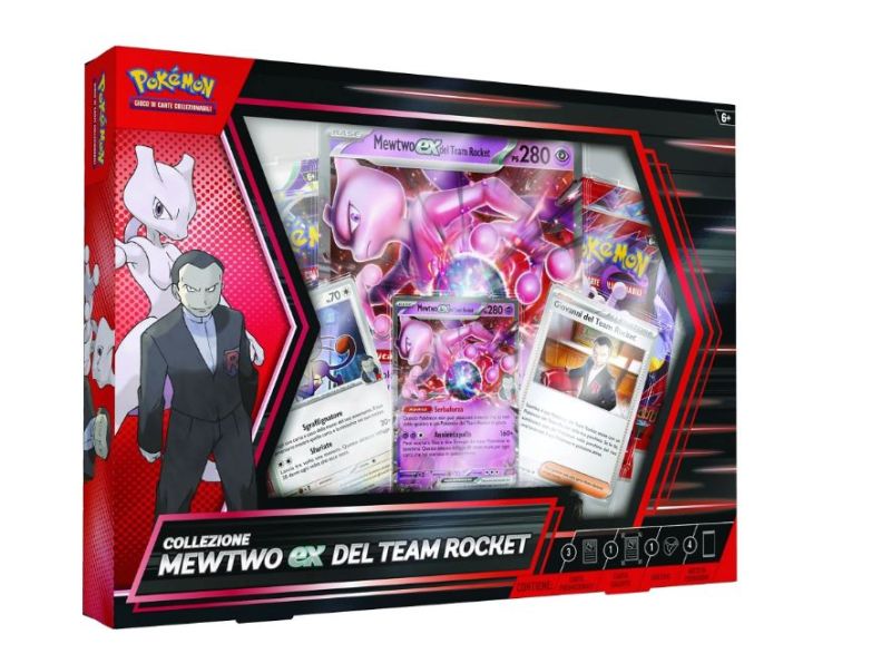 mewtwo ex team COLLEZIONE MEWTWO EX DEL TEAM ROCKET - immagine 1