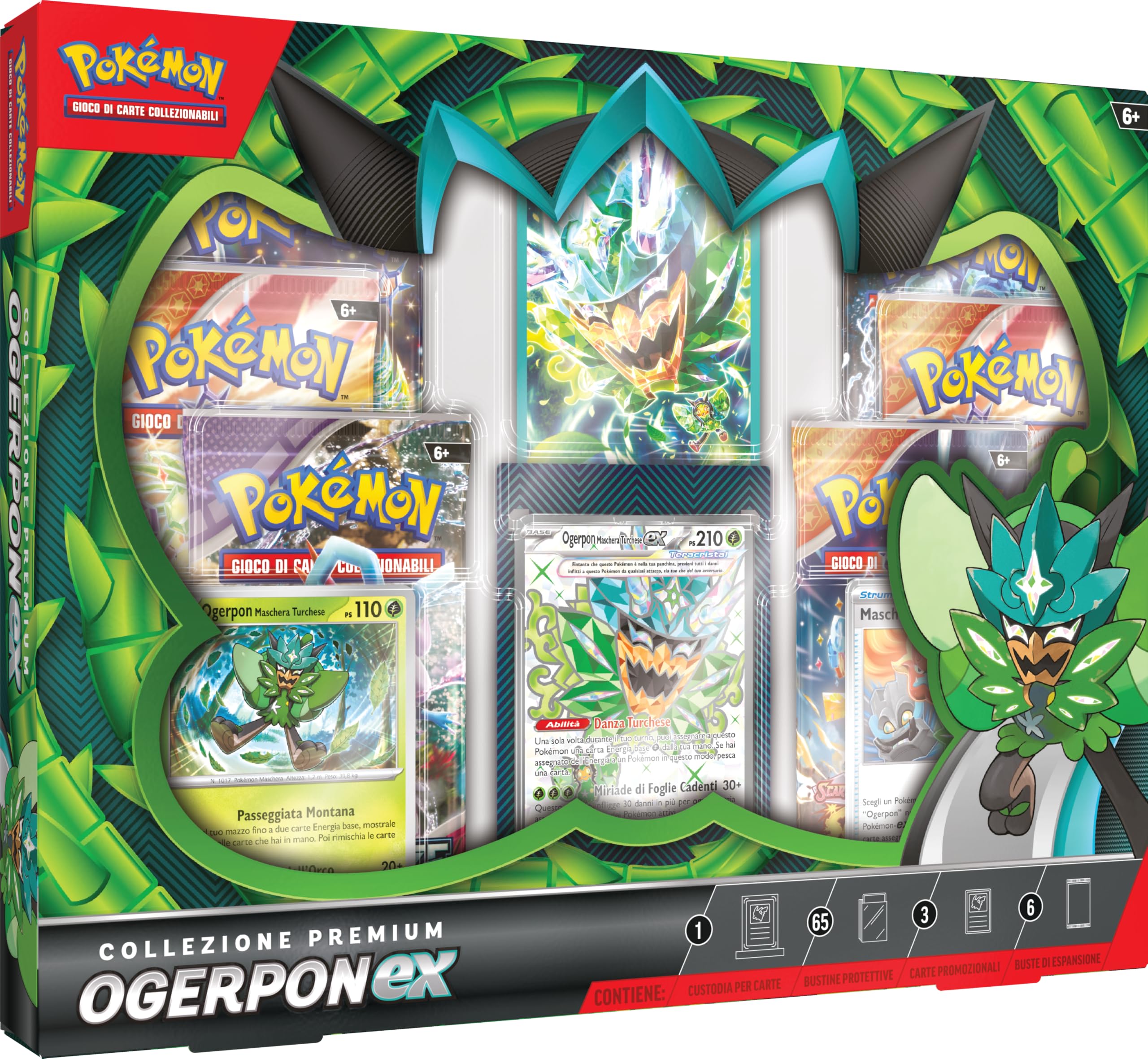 ogerpon ex COLLEZIONE PREMIUM ORGEPON EX - immagine 1