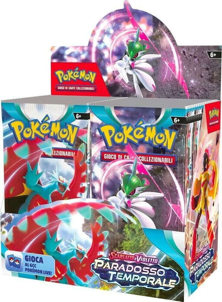 paradosso-temporale-box BOX DA 36 POKEMON PARADOSSO TEMPORALE ITA - immagine 1