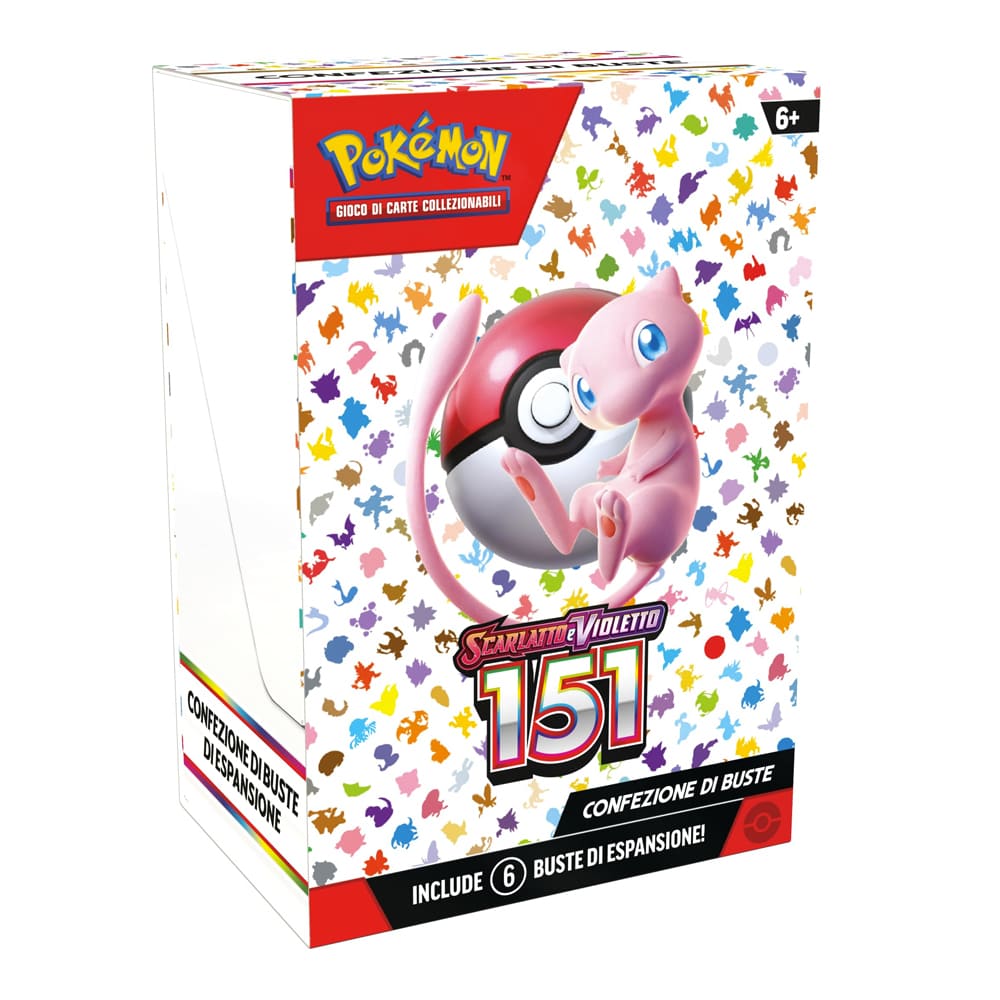 pokemon-151-booster-box-6-bustine-versione-italiano BUNDLE DA 6 151 ITA - immagine 1