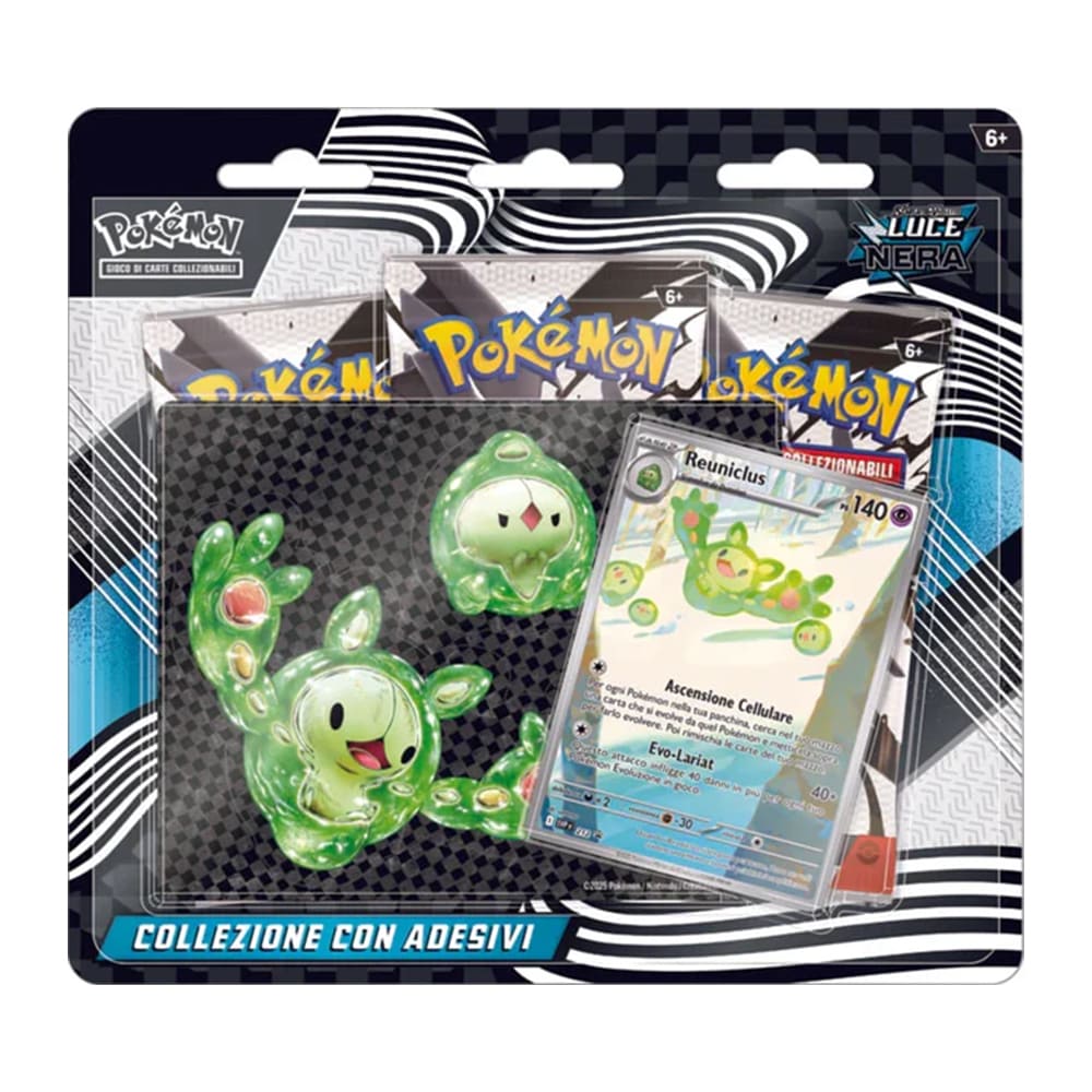 pokemon-luce-nera-blister-versione-italiano BLISTER DA 3 BUSTINE LUCE NERA - immagine 1