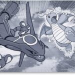 Pokemon Center DRAGONITE E RAYQUAZA PLAYMAT Japan Official