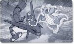 Pokemon Center DRAGONITE E RAYQUAZA PLAYMAT Japan Official