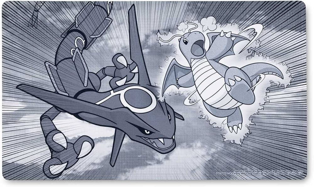 71b3EE7CjCL._AC_UF1000,1000_QL80_ Pokemon Center DRAGONITE E RAYQUAZA PLAYMAT Japan Official - immagine 1