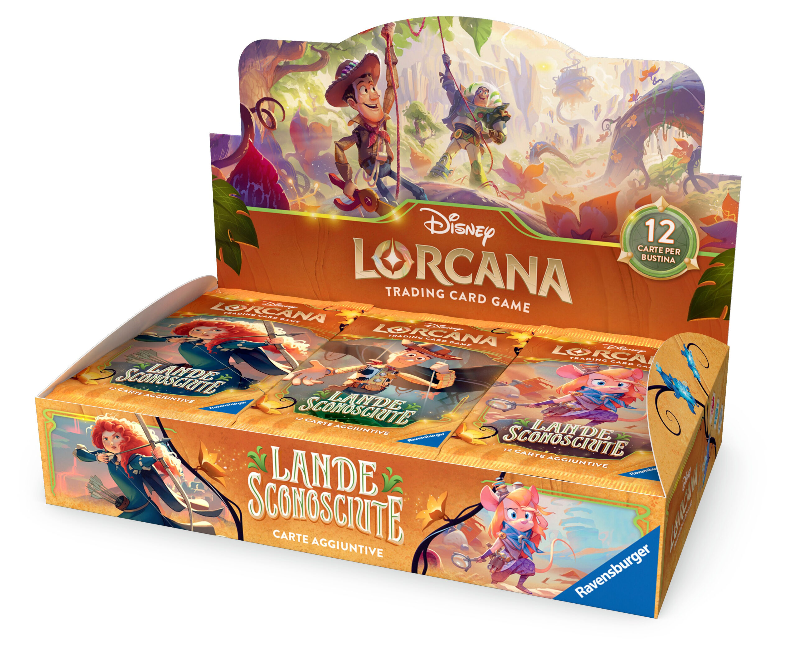 200000430677 LORCANA - BOX 24 BUSTE - LANDE SCONOSCIUTE - ITA - immagine 1