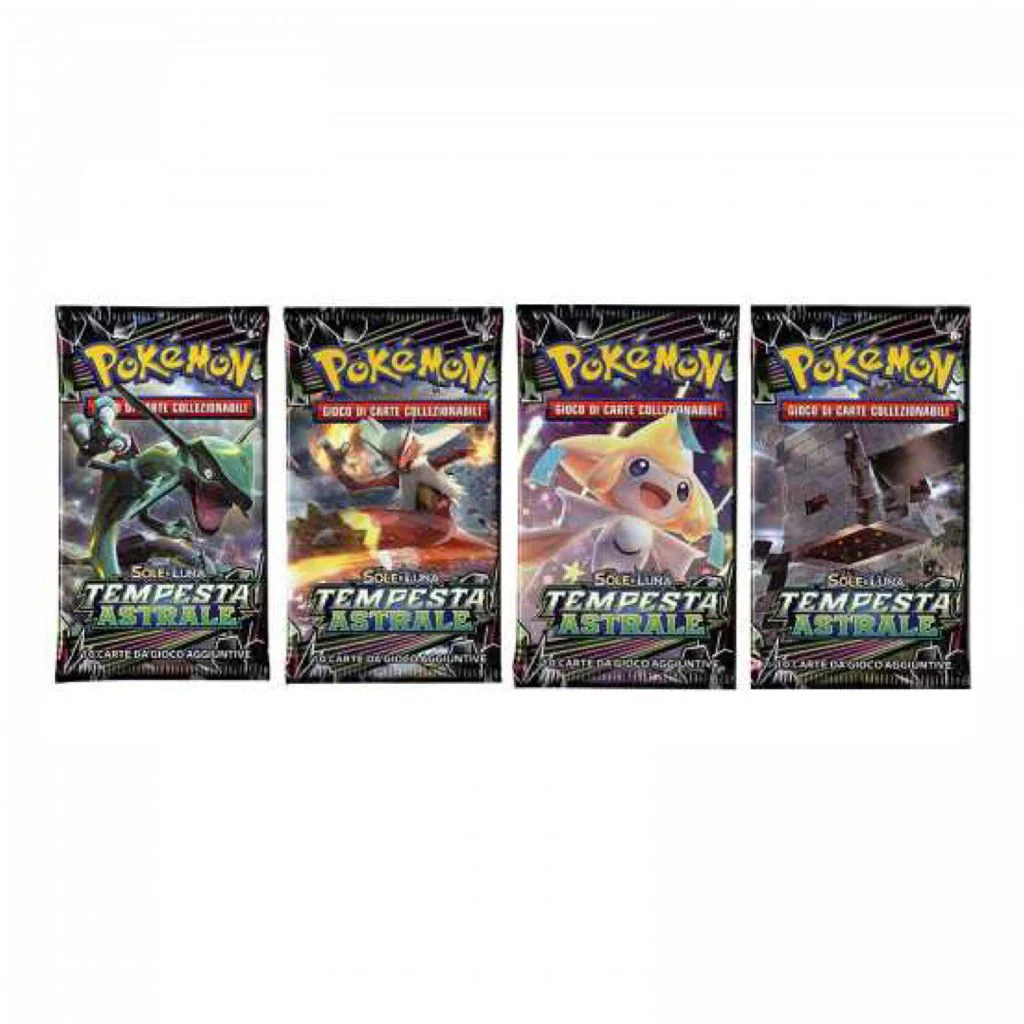 Arset Tempesta Astrale Pokémon GCC – Arset di 4 Bustine Tempesta Astrale ITA - immagine 1