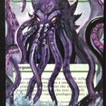 MAGIC KRAKEN CARTA IN ACRILICO REALIZZATA DA ARTISTA FATTA A MANO