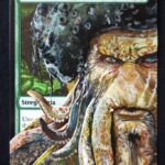 MAGIC DAVY CARTA IN ACRILICO REALIZZATA DA ARTISTA FATTA A MANO