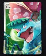 POKEMON VENUSAUR CARTA IN ACRILICO REALIZZATA DA ARTISTA FATTA A MANO